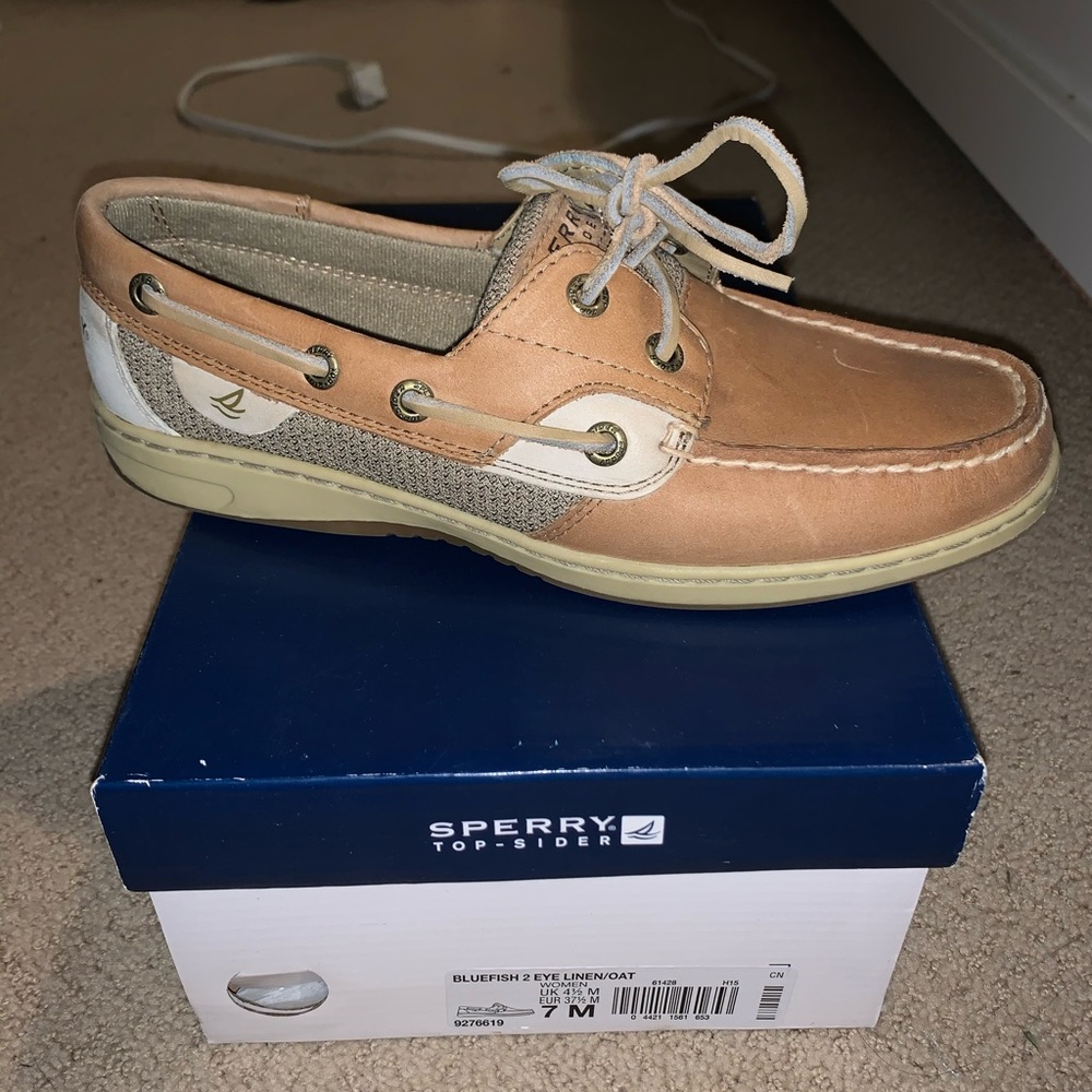Bluefish 2 Eye Linen Sperrys